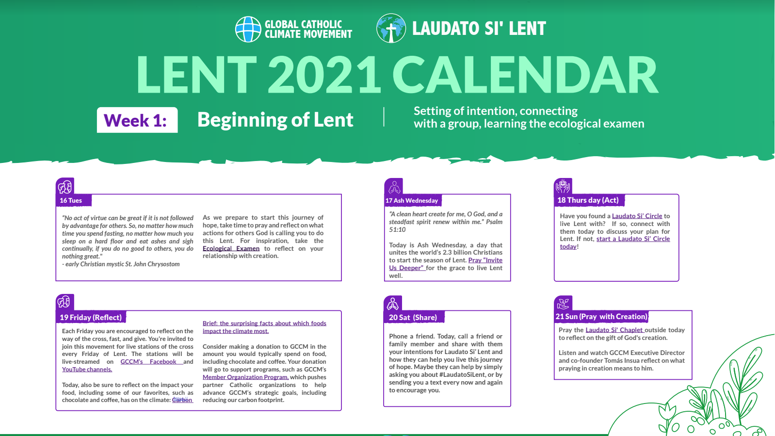 Home - Laudato Si Lent